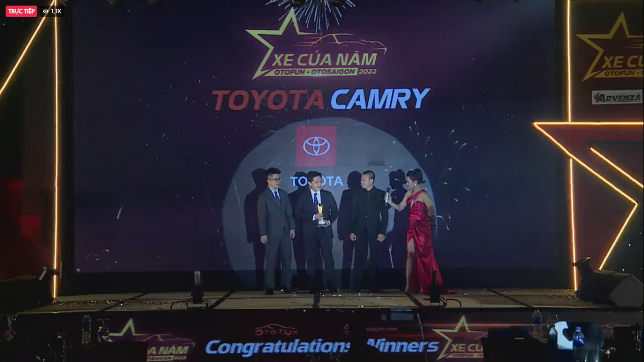 Toyota Camry giành giải thưởng XE CỦA NĂM 2022 Toyota Camry giành giải thưởng XE CỦA NĂM 2022