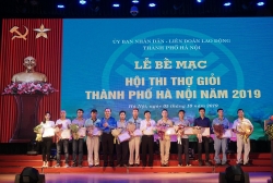 86 giải thưởng được trao cho thợ giỏi thành phố Hà Nội năm 2019