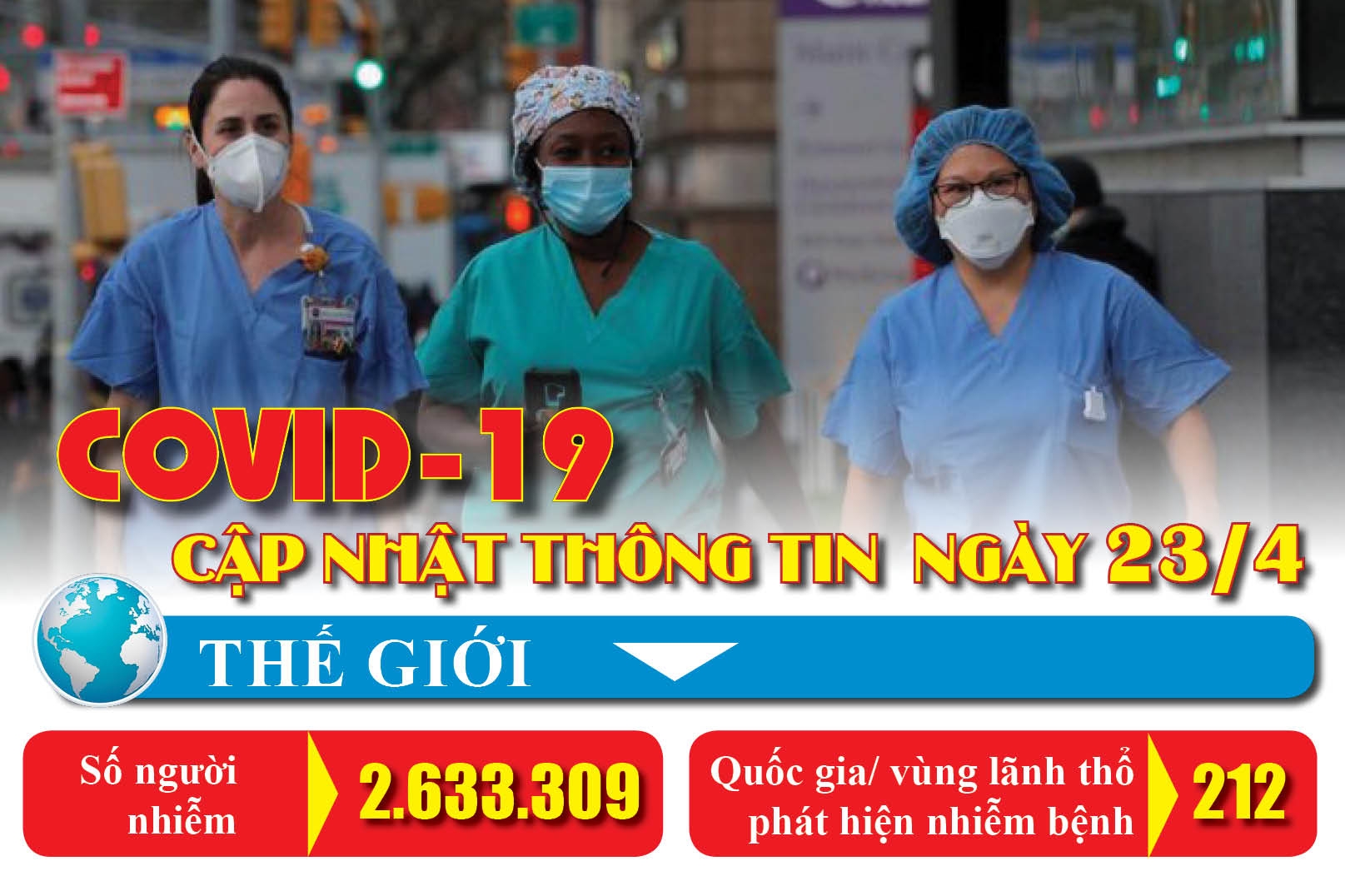 Covid-19: Cập nhật thông tin mới nhất ngày 23/4