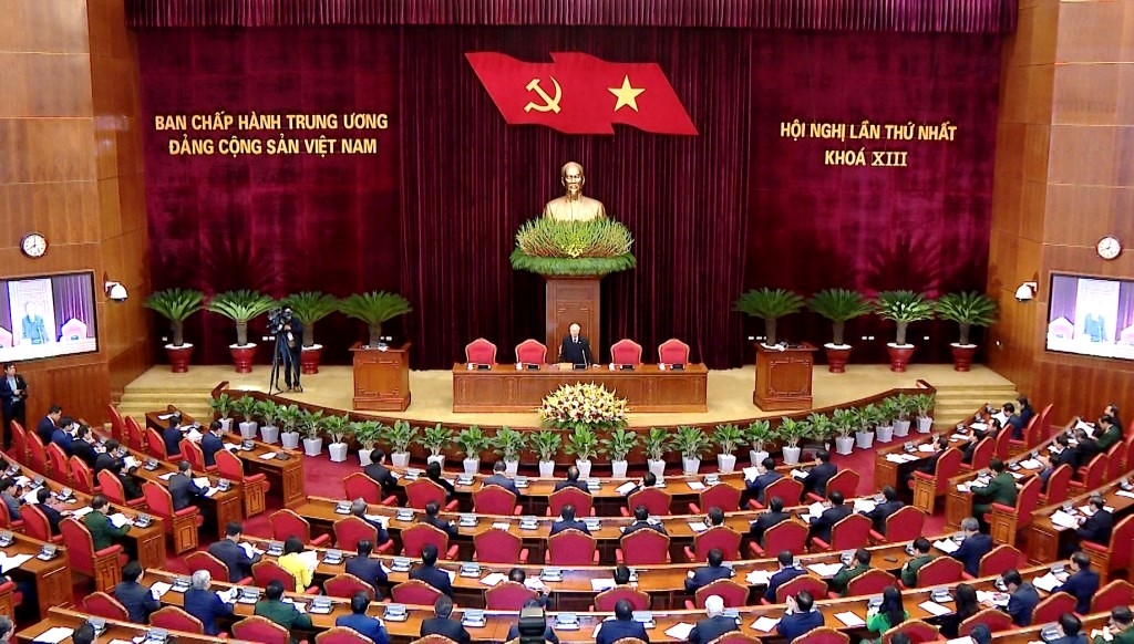 Công bố danh sách Bộ Chính trị, Ban Bí thư, Chủ nhiệm UBKT Trung ương khóa XIII Công bố danh sách Bộ Chính trị, Ban Bí thư, Chủ nhiệm UBKT Trung ương khóa XIII