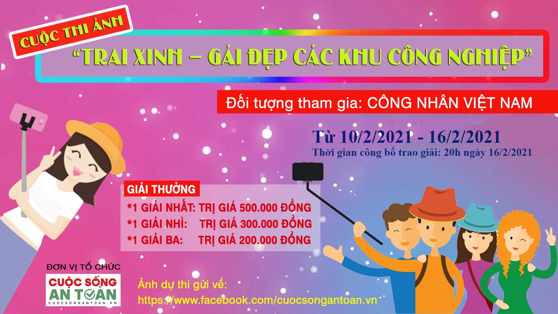 Kết quả cuộc thi ảnh “Trai xinh – Gái đẹp các khu công nghiệp” chào Xuân Tân Sửu 2021
