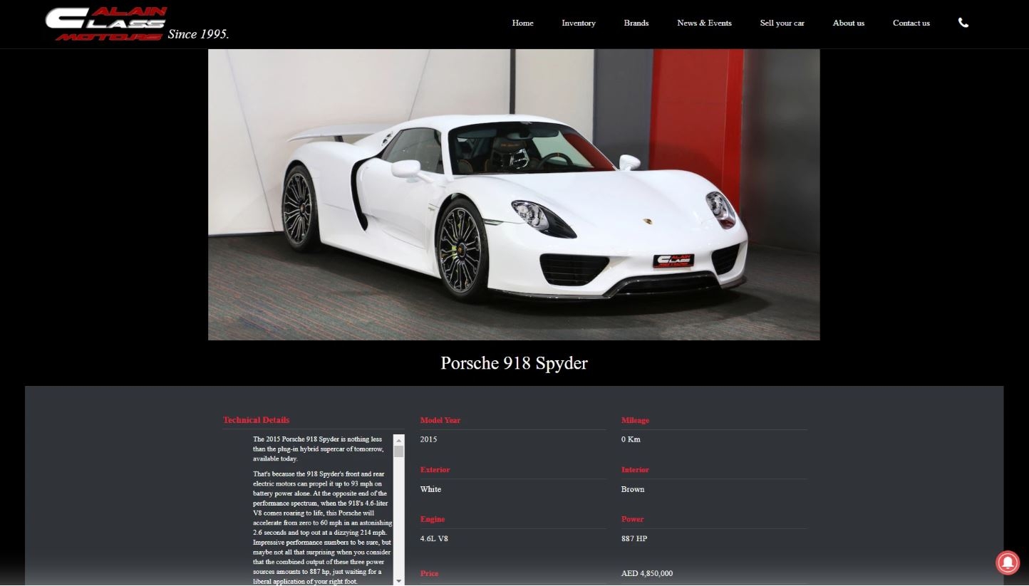 Porsche 918 Spyder bất ngờ cập bến Việt Nam Porsche 918 Spyder bất ngờ cập bến Việt Nam