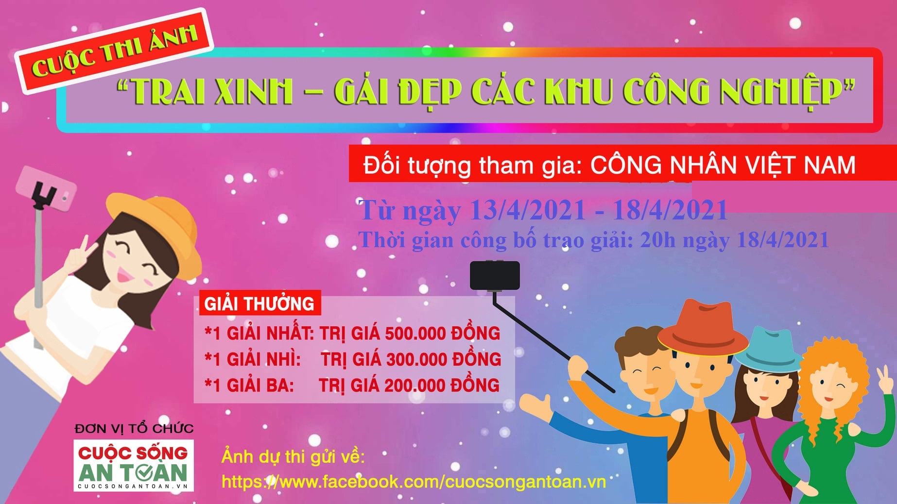 Lộ diện Top 3 “Trai xinh – Gái đẹp các khu công nghiệp” tuần 9 năm 2021 Lộ diện Top 3 “Trai xinh – Gái đẹp các khu công nghiệp” tuần 9 năm 2021