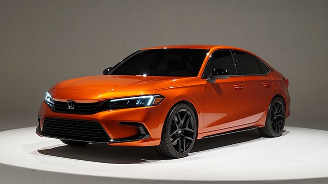 Honda Civic 2022 bản thương mại sắp trình làng