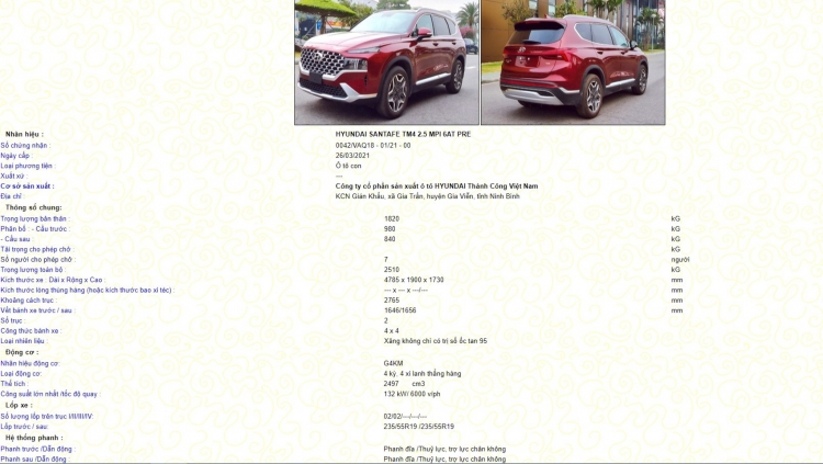 Đại lý bắt đầu nhận cọc Hyundai SantaFe 2021 Đại lý bắt đầu nhận cọc Hyundai SantaFe 2021