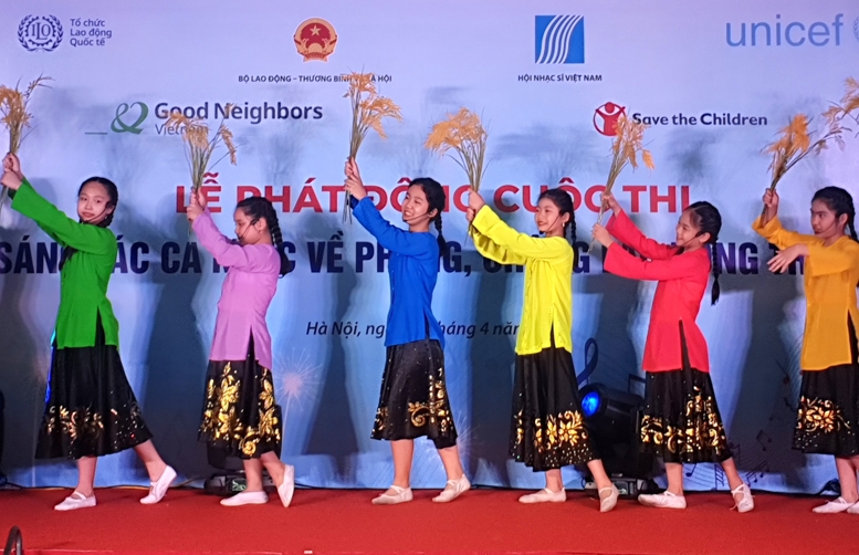 Phát động cuộc thi Sáng tác ca khúc về phòng, chống lao động trẻ em của Việt Nam Phát động cuộc thi Sáng tác ca khúc về phòng, chống lao động trẻ em của Việt Nam