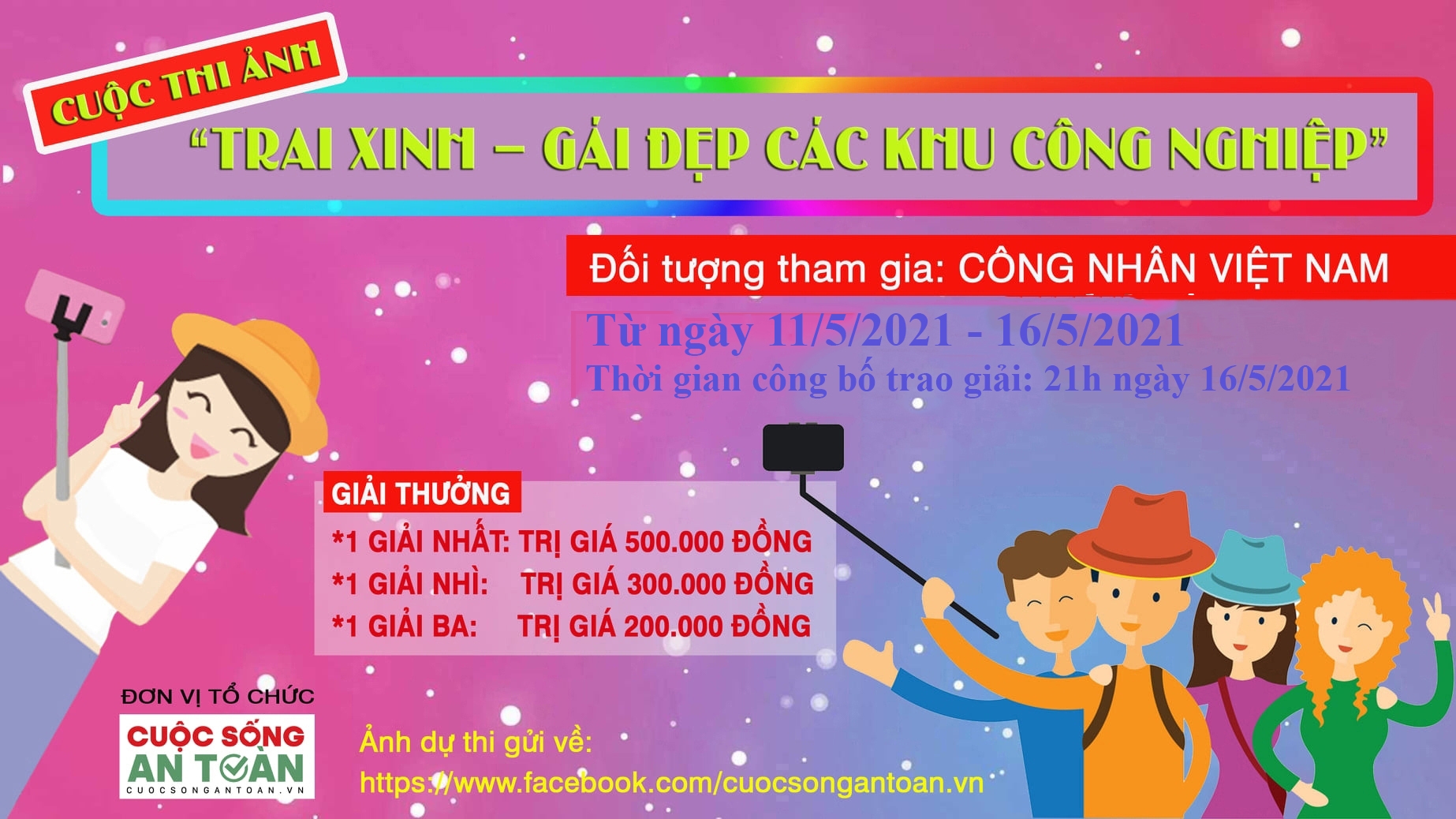 Phát động “Trai xinh – Gái đẹp các khu công nghiệp” tuần 12 trong năm 2021 Phát động “Trai xinh – Gái đẹp các khu công nghiệp” tuần 12 trong năm 2021