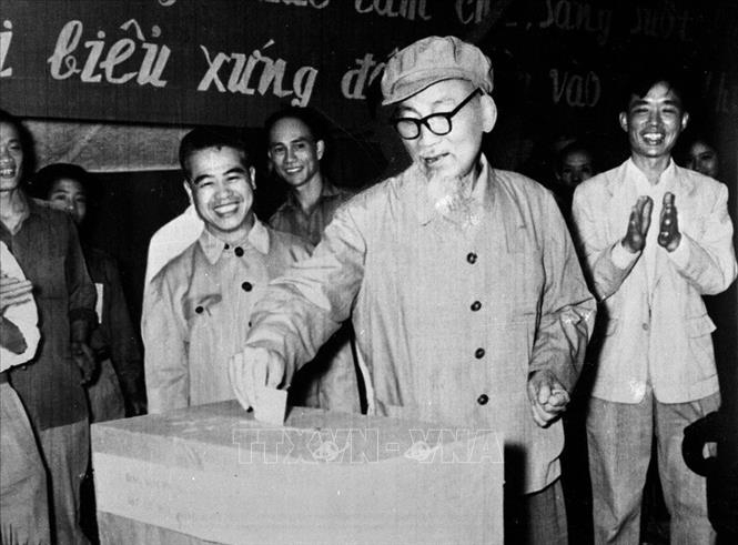 Nhớ lần cuối cùng Bác Hồ đi bầu cử Nhớ lần cuối cùng Bác Hồ đi bầu cử
