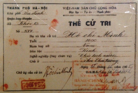 Nhớ lần cuối cùng Bác Hồ đi bầu cử Nhớ lần cuối cùng Bác Hồ đi bầu cử