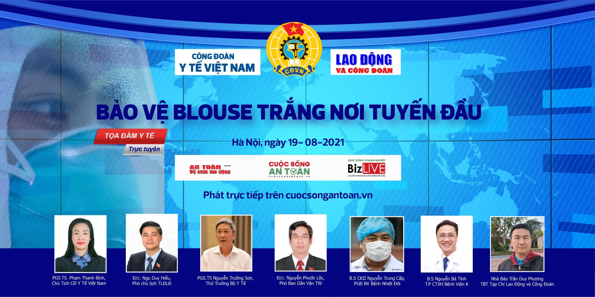 Sắp diễn ra tọa đàm “Bảo vệ chiến sĩ áo trắng nơi tuyến đầu chống dịch Covid-19” Sắp diễn ra tọa đàm “Bảo vệ chiến sĩ áo trắng nơi tuyến đầu chống dịch Covid-19”