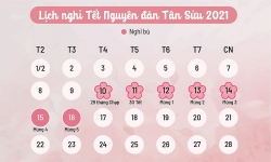 Chính thức chốt lịch nghỉ Tết Nguyên đán Tân Sửu 2021