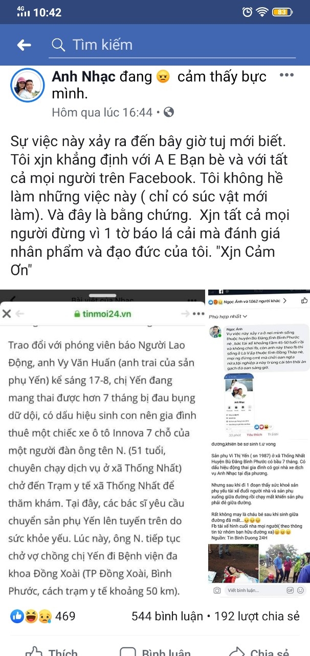 Vụ sản phụ bị bỏ rơi, con tử vong: Cư dân mạng ném đá oan tài xế trùng tên vu san phu bi bo roi con tu vong cu dan mang nem da oan tai xe trung ten