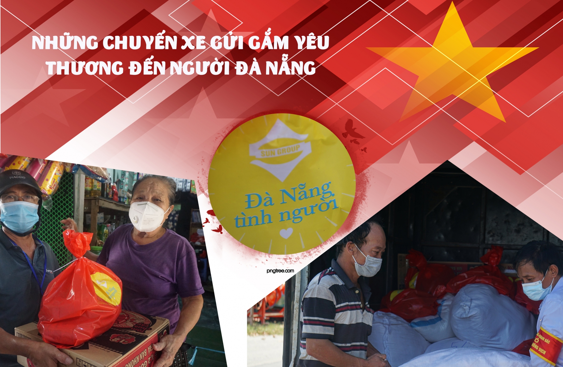 Những chuyến xe gửi gắm yêu thương đến người Đà Nẵng Những chuyến xe gửi gắm yêu thương đến người Đà Nẵng