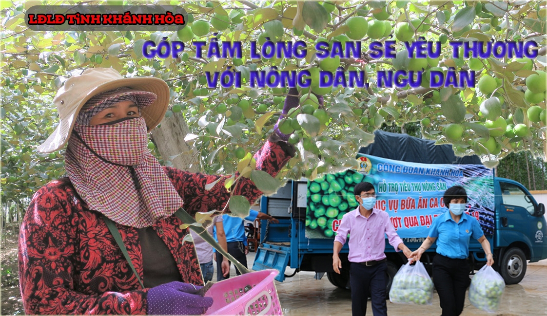 LĐLĐ tỉnh Khánh Hòa góp tấm lòng san sẻ yêu thương với nông, ngư dân