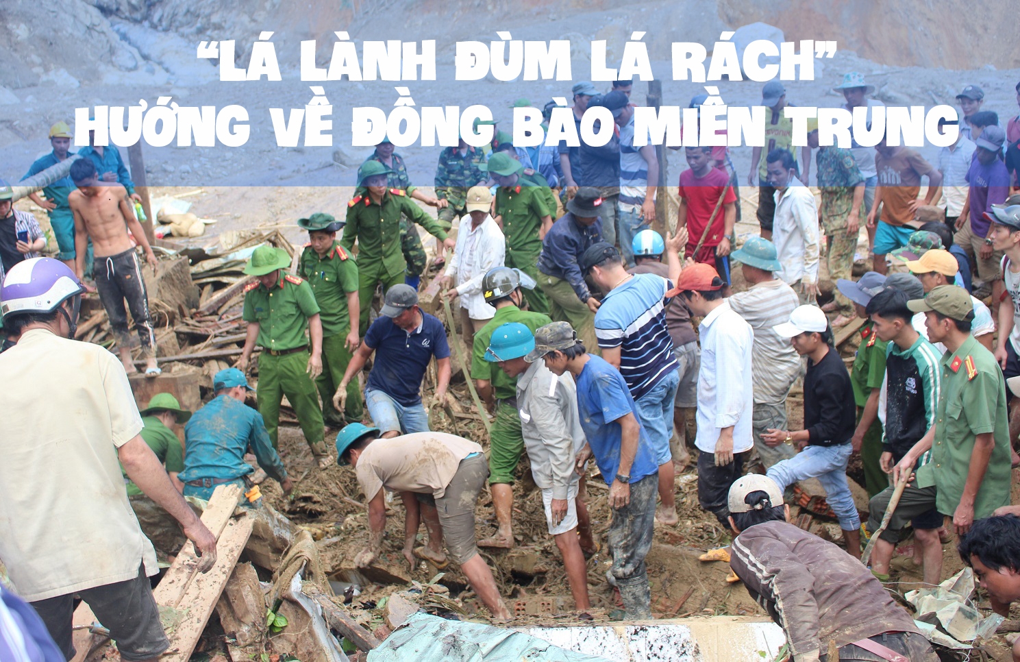 “Lá lành đùm lá rách” hướng về đồng bào miền Trung “Lá lành đùm lá rách” hướng về đồng bào miền Trung