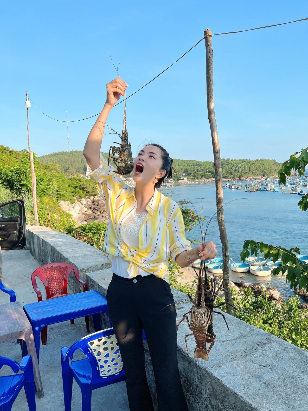 "Em đã một mình cầm vô lăng lái xe từ Bắc vào đến Mũi Cà Mau!"