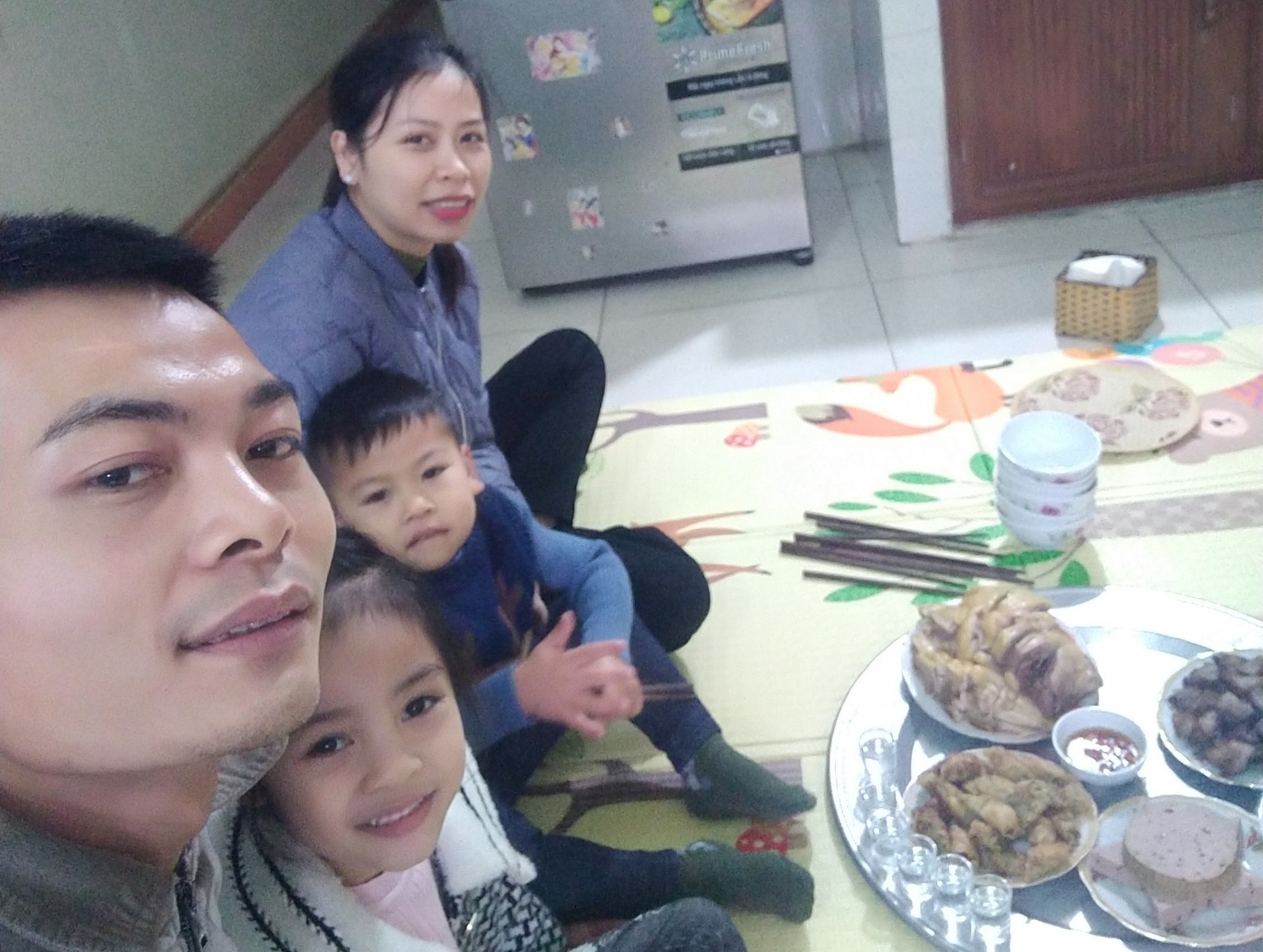 Những gia đình công nhân đón Tết ở xóm trọ