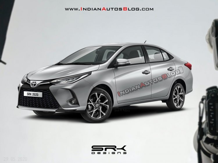 Lộ diện Toyota Yaris sedan 2021 qua hình phác thảo lo dien toyota yaris sedan 2021 qua hinh phac thao