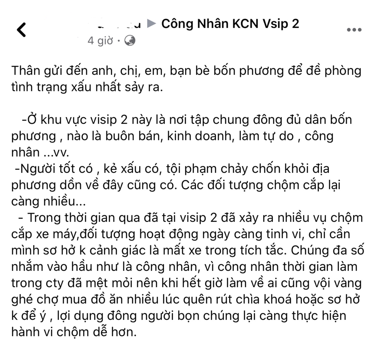 Nhức nhối nạn trộm cắp xe máy tại các xóm trọ công nhân Nhức nhối nạn trộm cắp xe máy tại các xóm trọ công nhân
