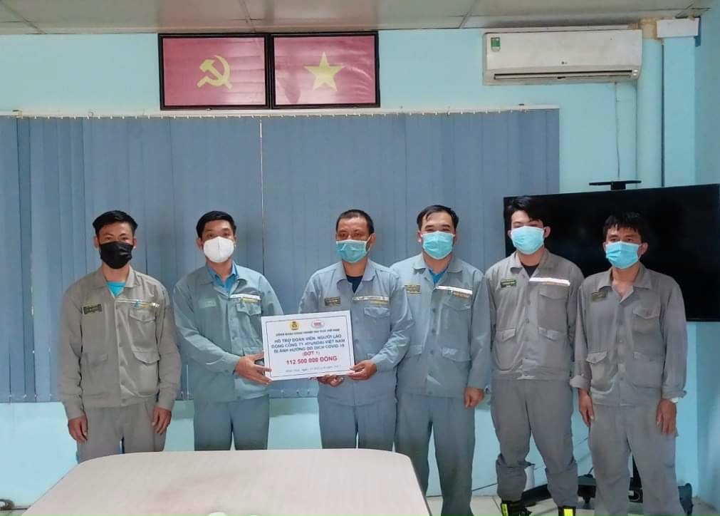 Công đoàn Công nghiệp tàu thuỷ VN nỗ lực chăm lo đoàn viên, NLĐ trong dịch Covid-19