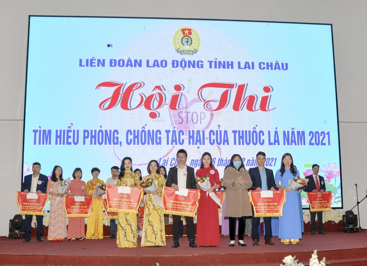 LĐLĐ tỉnh Lai Châu tổ chức Hội thi tìm hiểu phòng, chống tác hại thuốc lá