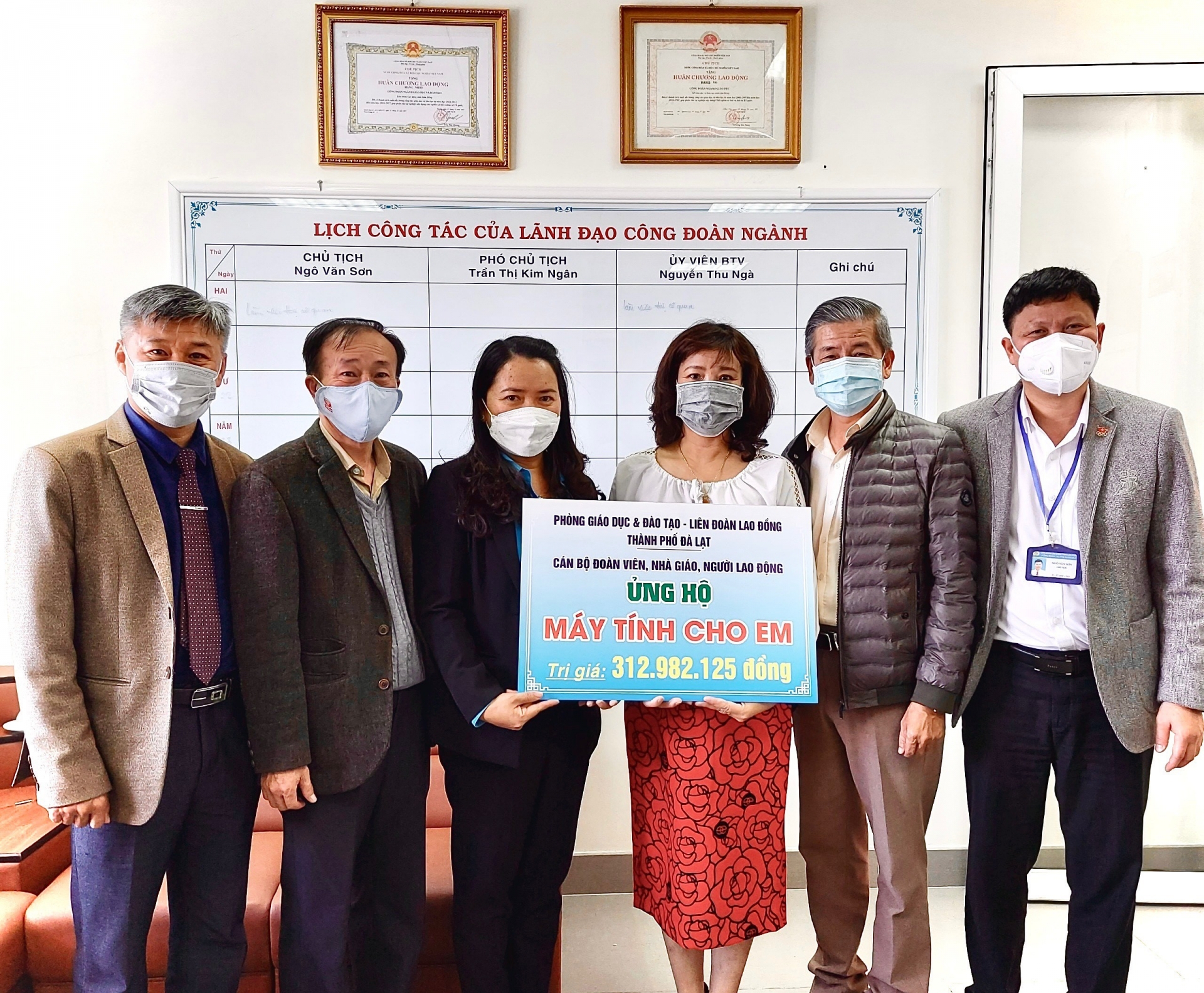 Tâm huyết và hy vọng của nhà giáo, Công đoàn tỉnh Lâm Đồng