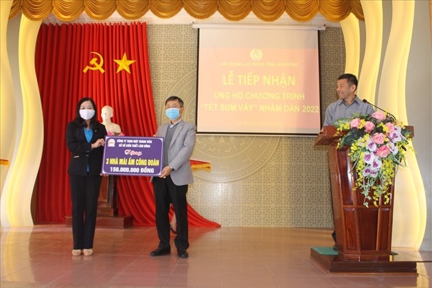 LĐLĐ tỉnh Lâm Đồng tổ chức Tết Sum vầy - Kết nối yêu thương