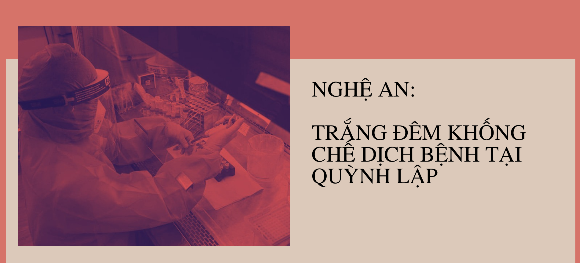 Nghệ An: Trắng đêm khống chế dịch bệnh tại Quỳnh Lập