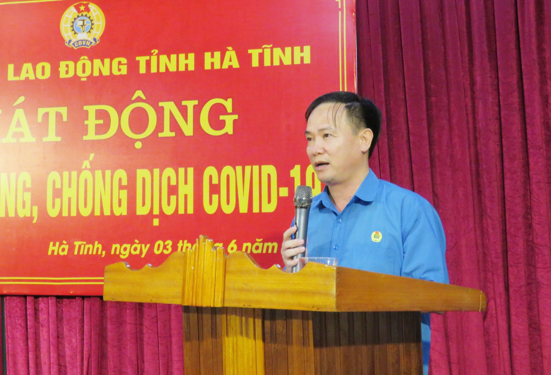 LĐLĐ tỉnh Hà Tĩnh phát động ủng hộ phòng, chống dịch Covid-19 LĐLĐ tỉnh Hà Tĩnh phát động ủng hộ phòng, chống dịch Covid-19