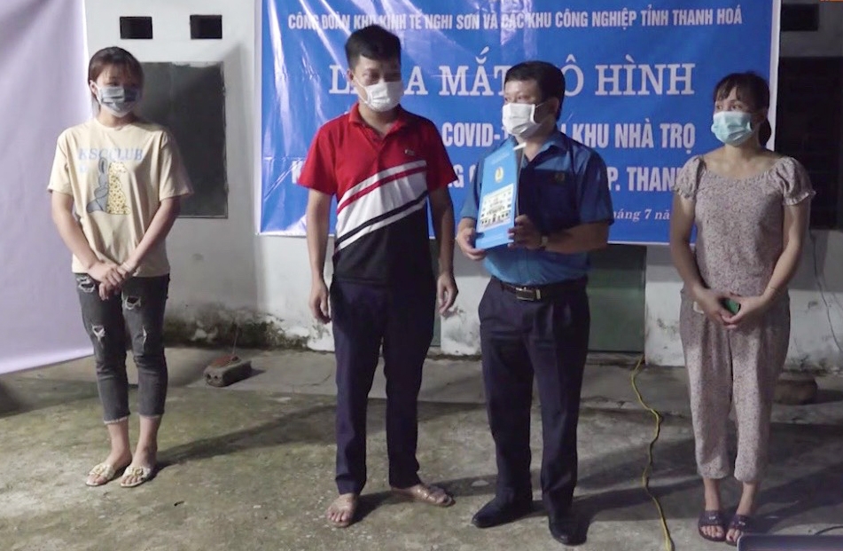 Thanh Hóa: Ra mắt Tổ An toàn Covid-19 tại khu nhà trọ Thanh Hóa: Ra mắt Tổ An toàn Covid-19 tại khu nhà trọ