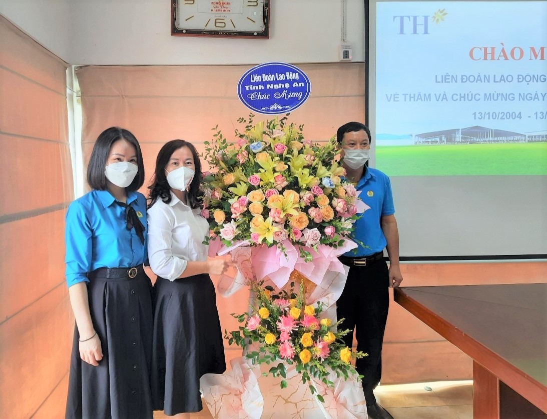 LĐLĐ tỉnh Nghệ An chúc mừng các doanh nghiệp nhân Ngày Doanh nhân Việt Nam LĐLĐ tỉnh Nghệ An chúc mừng các doanh nghiệp nhân Ngày Doanh nhân Việt Nam