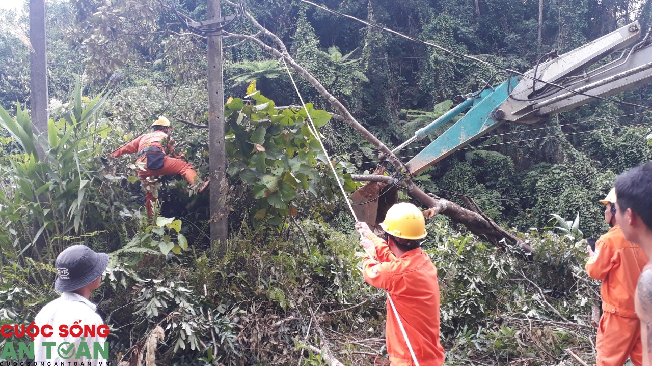 Vượt rừng sửa điện phục vụ đồng bào vùng cao Quảng Nam Vượt rừng sửa điện phục vụ đồng bào vùng cao Quảng Nam