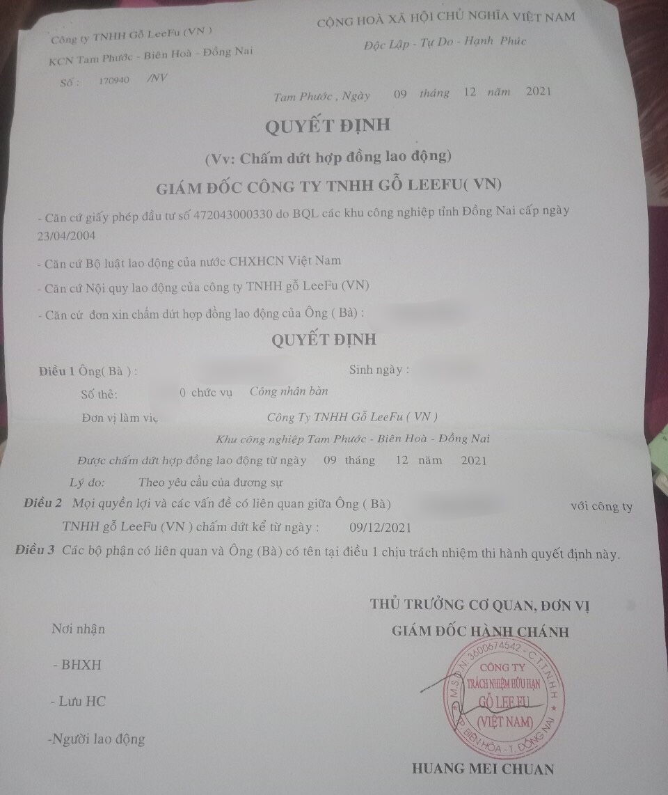 Công nhân Công ty Gỗ Lee Fu mất việc: Người về quê, người chật vật tìm việc làm