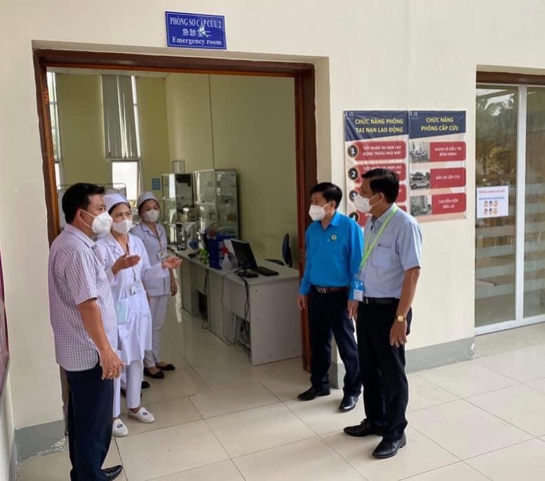 Long An thành lập Trạm Y tế lưu động đảm bảo an toàn cho công nhân lao động đón Tết
