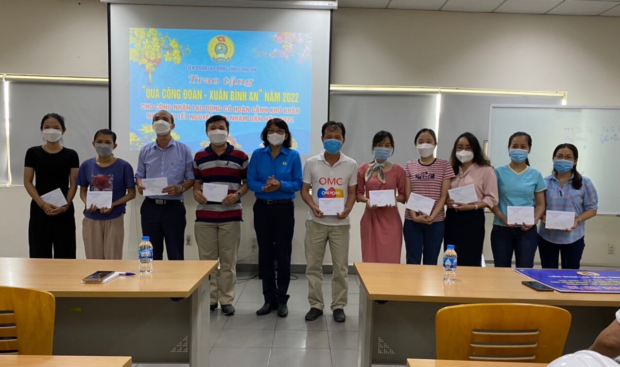 Công đoàn Long An chi hơn 81 tỷ đồng chăm lo Tết cho đoàn viên, NLĐ