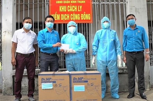 Công đoàn hỗ trợ kịp thời người lao động trong vùng dịch tại TP HCM