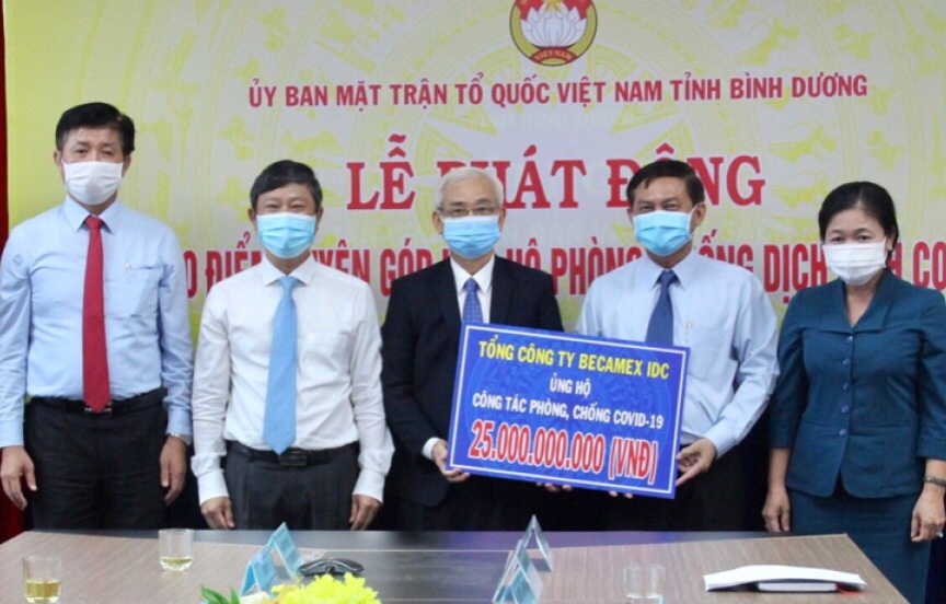 Bình Dương: Tiếp nhận hơn 40 tỷ đồng cho Quỹ phòng, chống dịch Covid-19