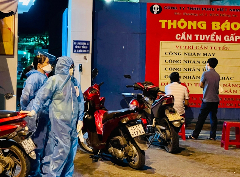 Bình Dương: Xuất hiện các ca nhiễm, nghi nhiễm Covid-19 là công nhân Bình Dương: Xuất hiện các ca nhiễm, nghi nhiễm Covid-19 là công nhân