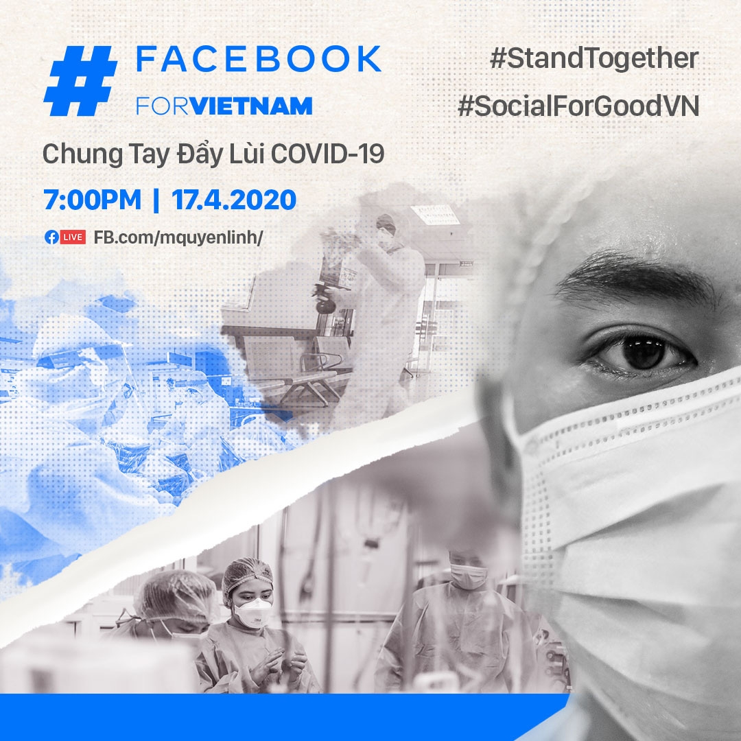 Facebook hợp tác với Quyền Linh, H’Hen Niê, Xuân Bắc... chung tay đẩy lùi Covid-19 facebook hop tac voi quyen linh hhen nie xuan bac chung tay day lui covid 19