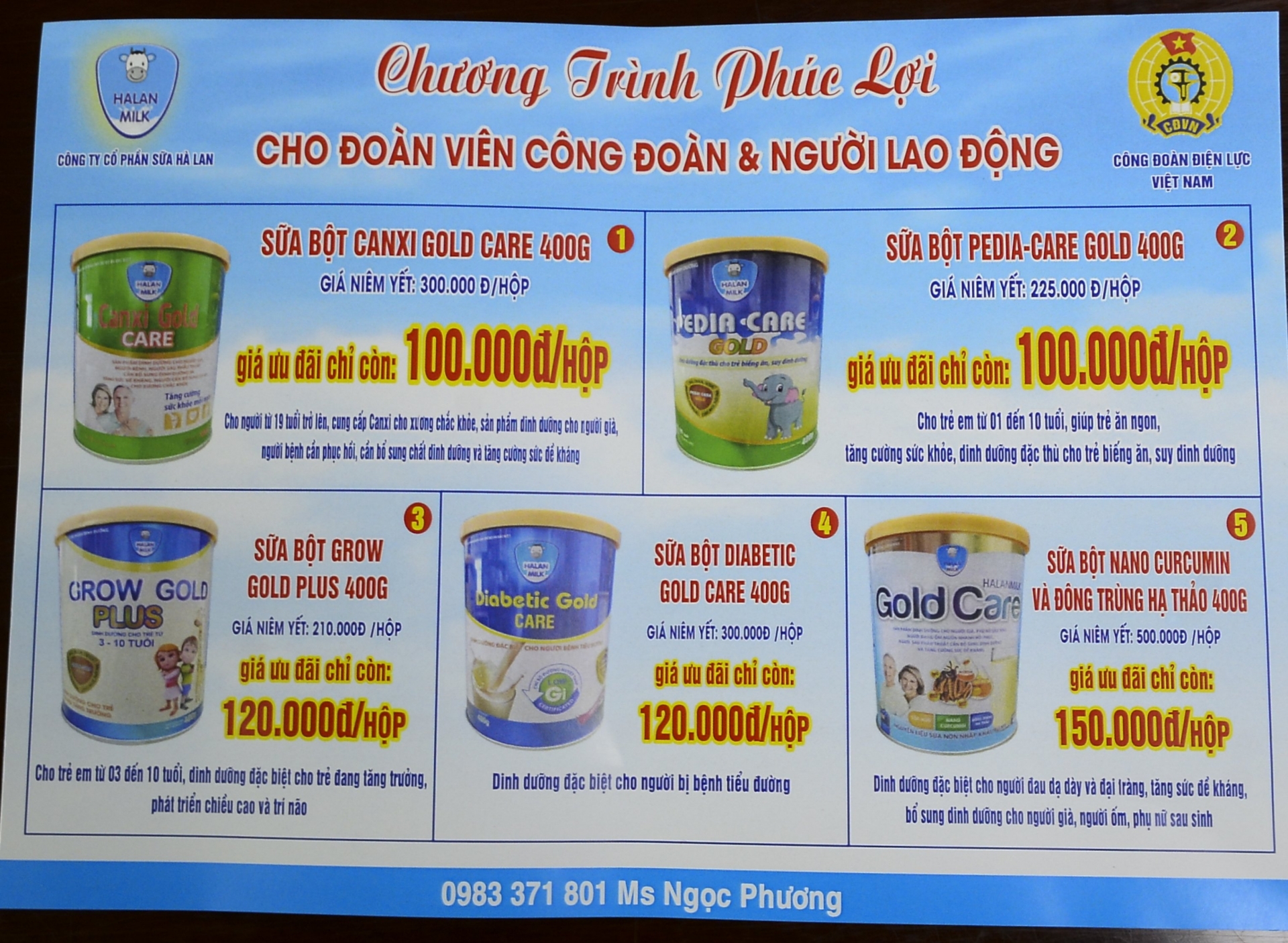 Hỗ trợ, tạo điều kiện để đoàn viên được sử dụng sữa dinh dưỡng với giá ưu đãi Hỗ trợ, tạo điều kiện để đoàn viên được sử dụng sữa dinh dưỡng với giá ưu đãi