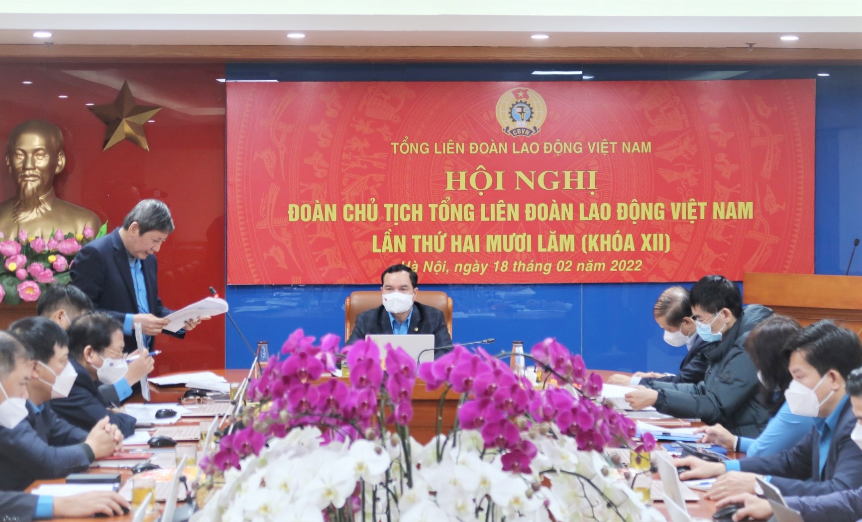 Khai mạc Hội nghị lần thứ XXV Đoàn Chủ tịch Tổng LĐLĐ Việt Nam (Khóa XII)