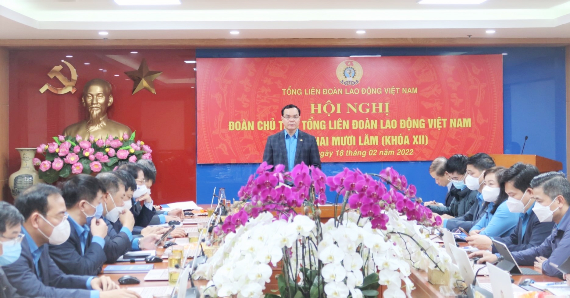 Khai mạc Hội nghị lần thứ XXV Đoàn Chủ tịch Tổng LĐLĐ Việt Nam (Khóa XII)