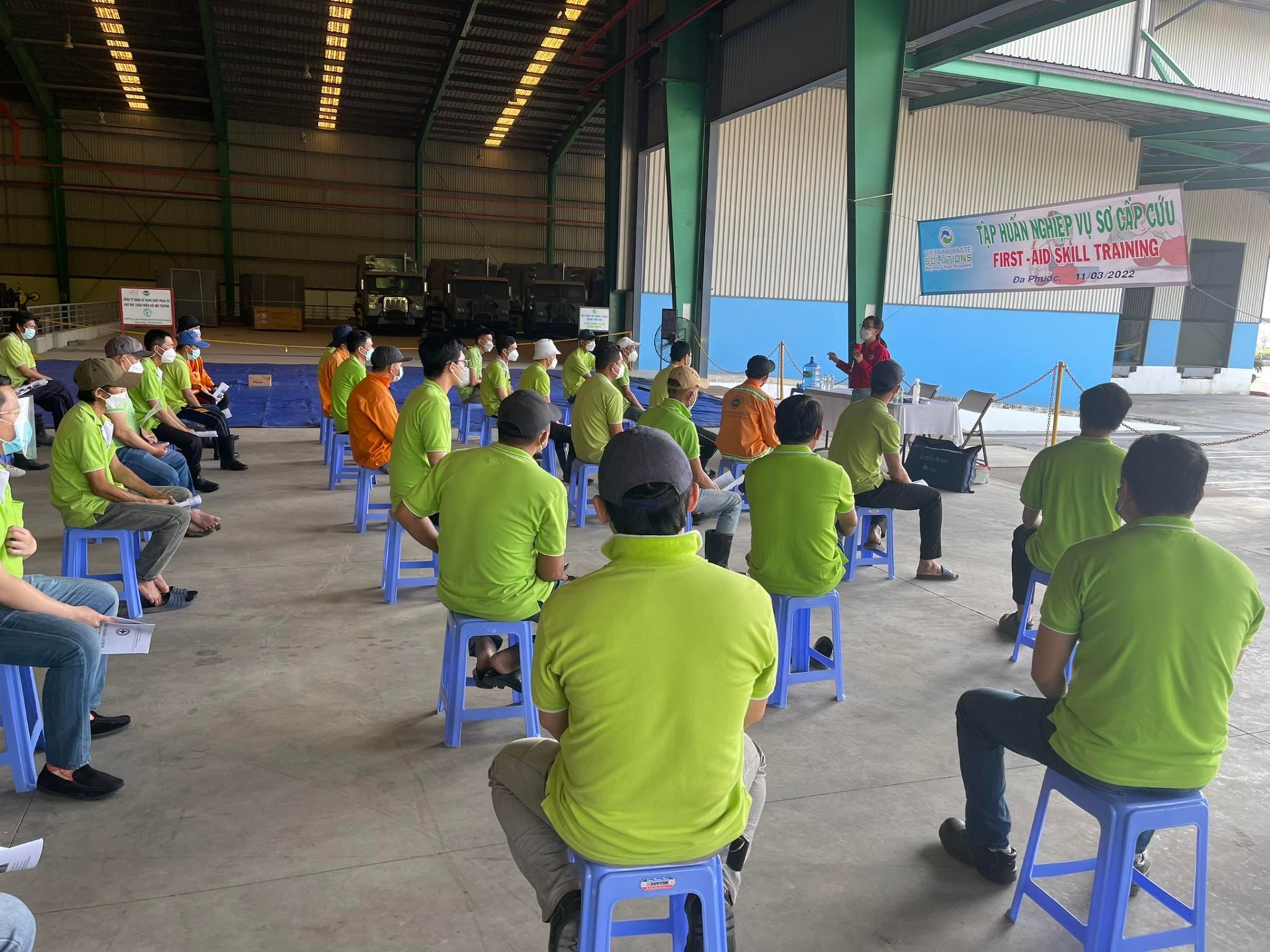 Huấn luyện an toàn lao động cho cán bộ, công nhân viên VWS