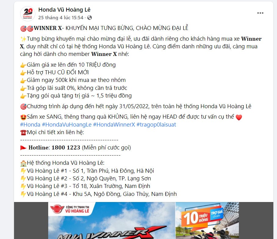 Honda Winner X giảm giá, bất chấp các mẫu xe ga tăng giá chóng mặt