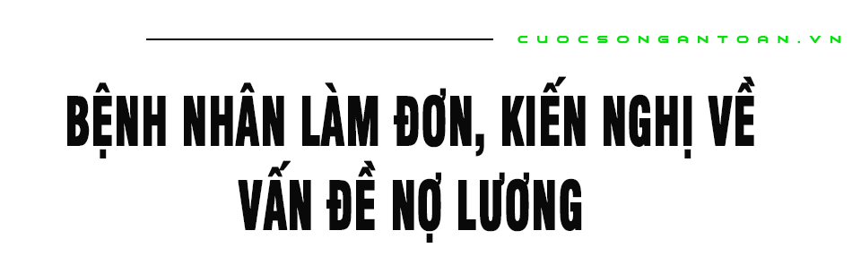 Bệnh nhân viết đơn, yêu cầu Ban Giám đốc sớm trả lương cho các y, bác sĩ Bệnh nhân viết đơn, yêu cầu Ban Giám đốc sớm trả lương cho các y, bác sĩ