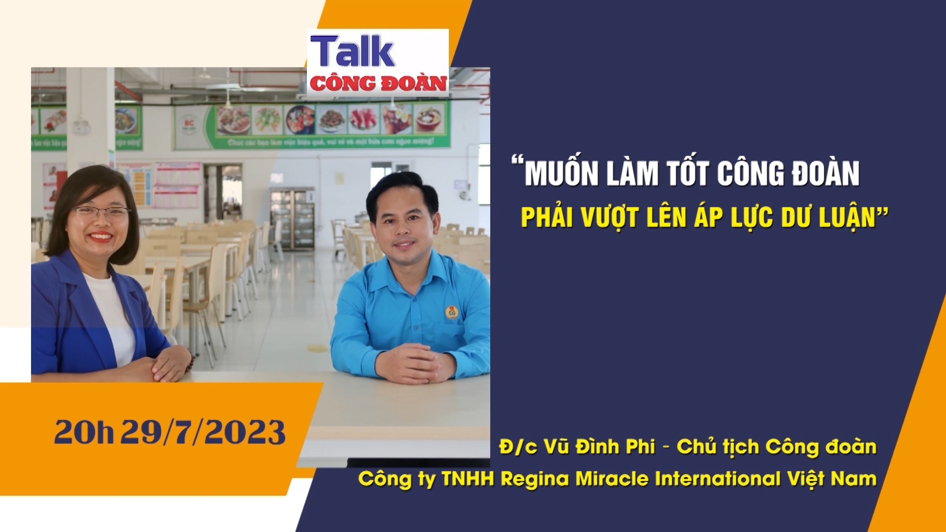 Đón xem Talk Công đoàn: “Muốn làm tốt công đoàn phải vượt lên áp lực dư luận”