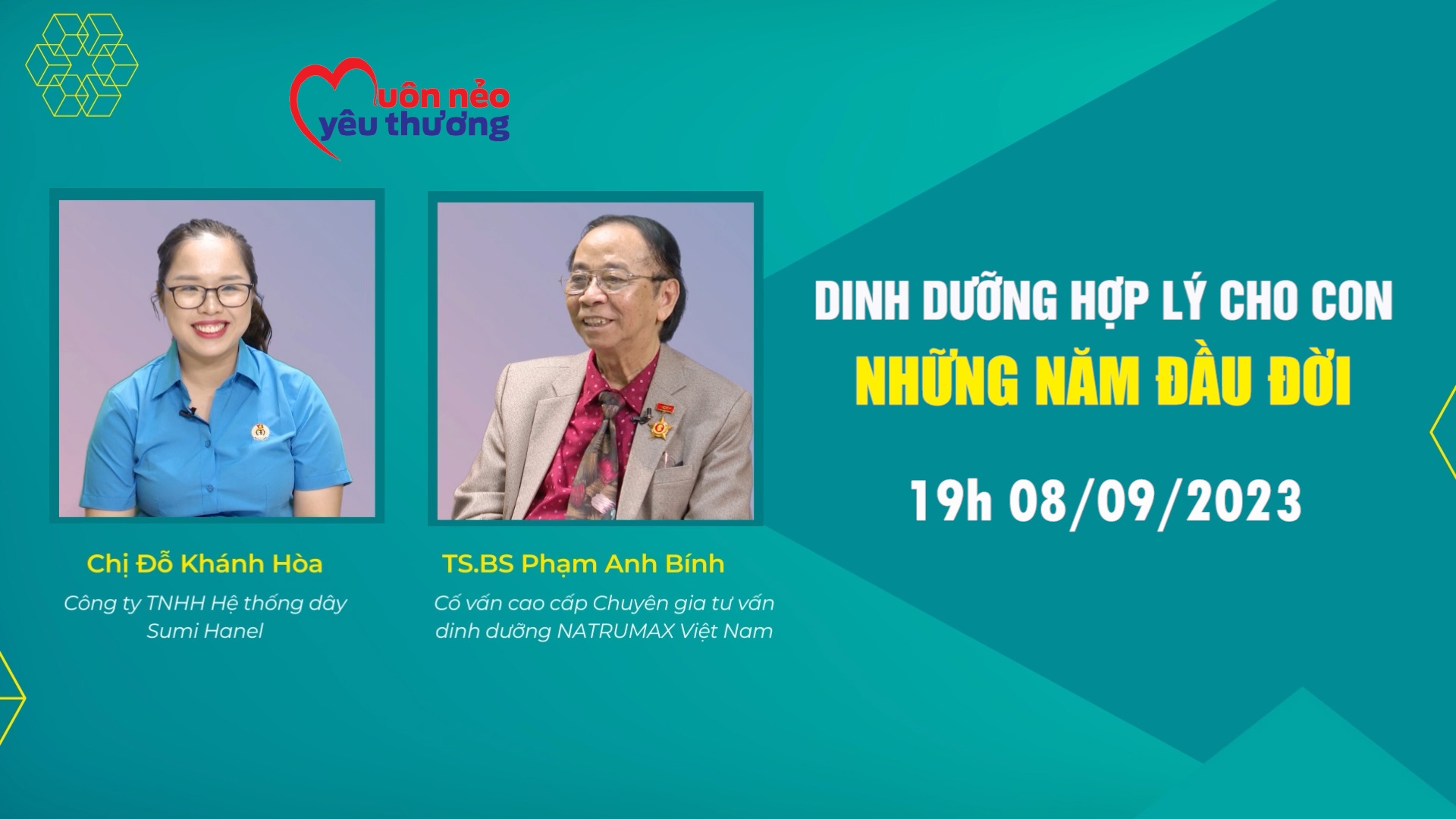 Đón xem Muôn nẻo yêu thương số 7: Dinh dưỡng hợp lý cho con những năm đầu đời