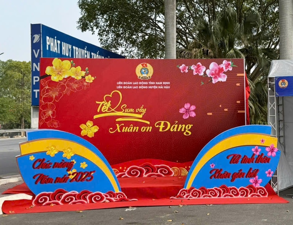 Nam Định sẵn sàng khai mạc "Chợ Tết Công đoàn" cấp huyện