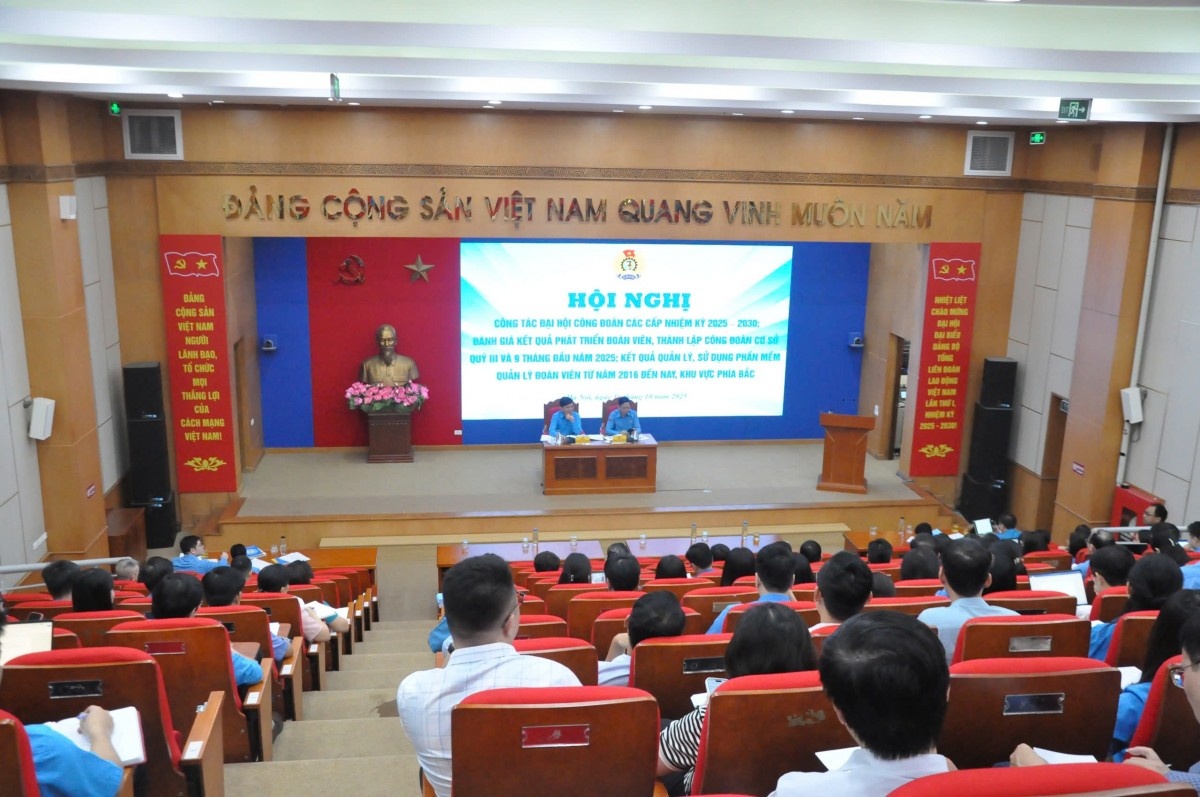 Hội nghị công tác Đại hội Công đoàn các cấp khu vực phía Bắc