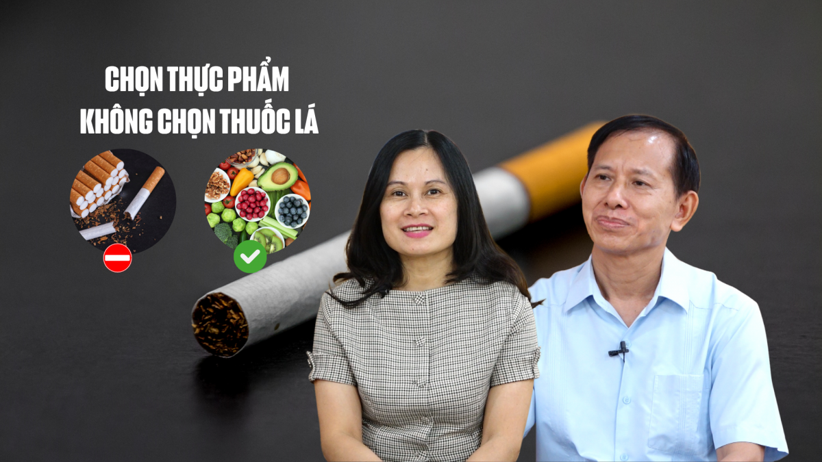 Chọn thực phẩm không chọn thuốc lá